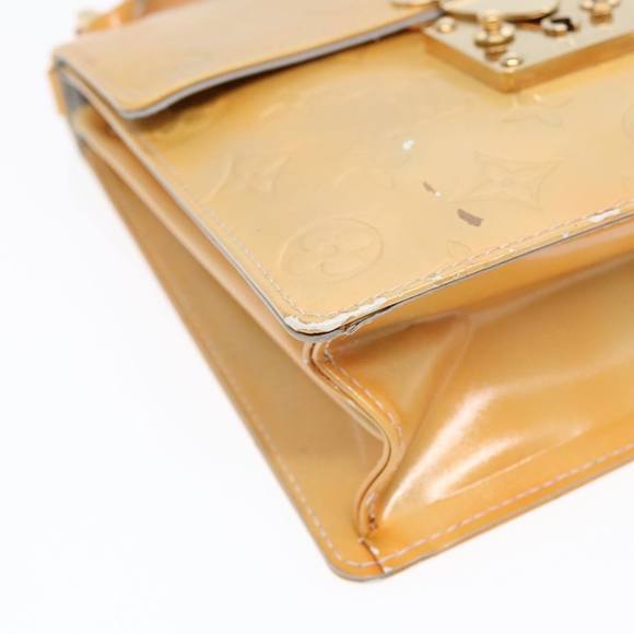 LOUIS VUITTON Monogram Vernis Spring Street Hand Bag Gris M91029 LV Auth ki4961 - Picture 14 of 16